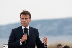 President Emmanuel Macron of France. shutterstock - Obatala-photography
