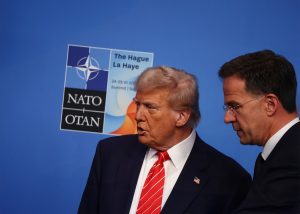 U.S. President Donald Trump met with NATO Secretary General Mark Rutte shutterstock - Brian Jason