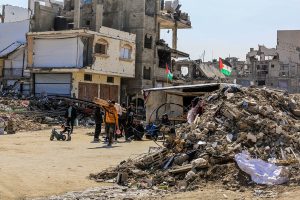 ישראל נותנת הזדמנות לתכנית טראמפ למרות שהמגמות בעזה מנוגדות למטרותיה shutterstock - Anas-Mohammed