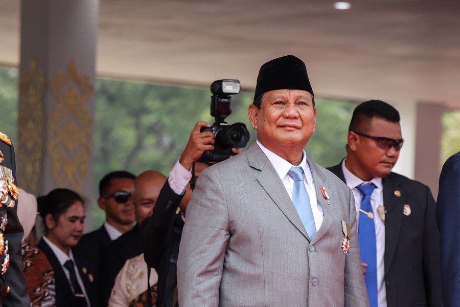 President-elect of the Republic of Indonesia, Prabowo Subianto shutterstock - Donny Hery